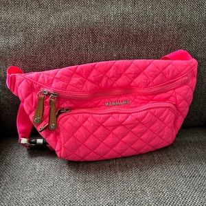 Brand new, without tags, MZ Wallace Metro Sling in Hot Pink